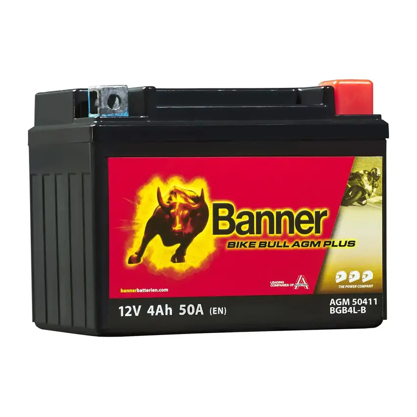 BANNER Bike Bull AGM PLUS BGB4L-B 12V/4Ah